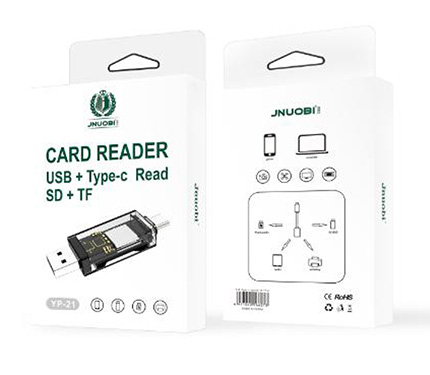 Jnuobi YP-21 USB Type-c Read SD +TF
