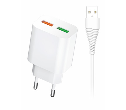 LeTang LT-TZ-35 double usb Euro charger set