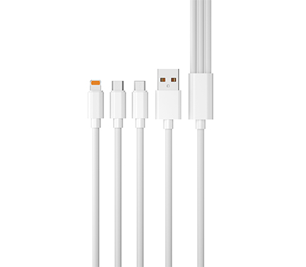 LeTang S24 120W fully compatible super fast charge one drag three data cable
