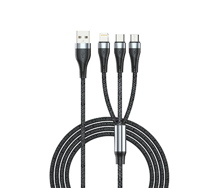 LeTang S13 100W fully compatible super fast charge one drag three data cable