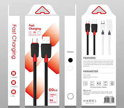 YooSng YS-32 6A max output fast charging usb data cable