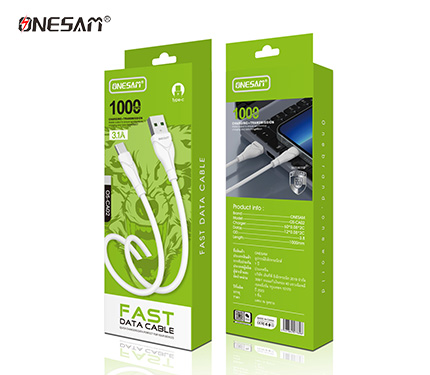 ONESAM CA02 3.1A output 1000mm fast data cable