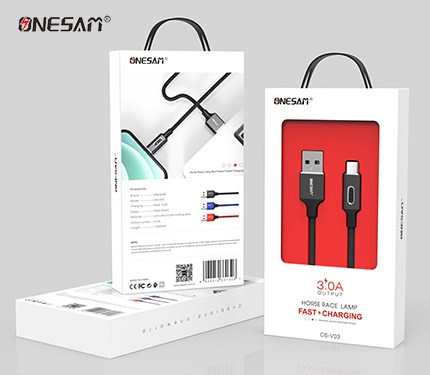 ONESAM V03 3.0A output fast charging data cable
