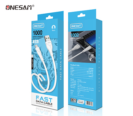 ONESAM CA02 3.1A output 1000mm fast data cable