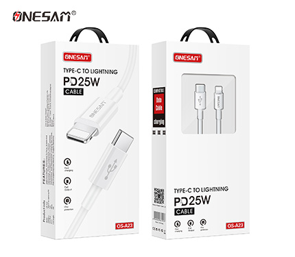ONESAM A23 type-C to lighting PD25W data cable