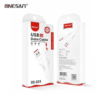 ONESAM A24 2.4A output usb data cable