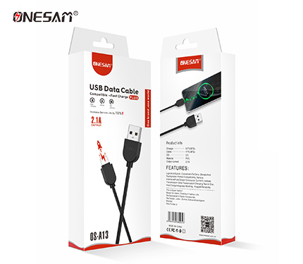 ONESAM A13 2.1A output USB data cable
