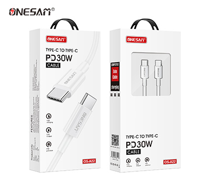 ONESAM A22 type-C to C PD30W cable