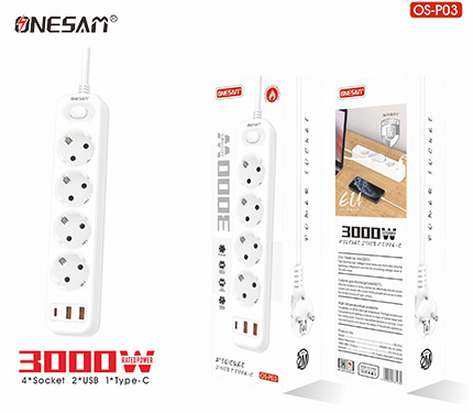 ONESAM P03 3000W 1type-c 2usb 3power socket