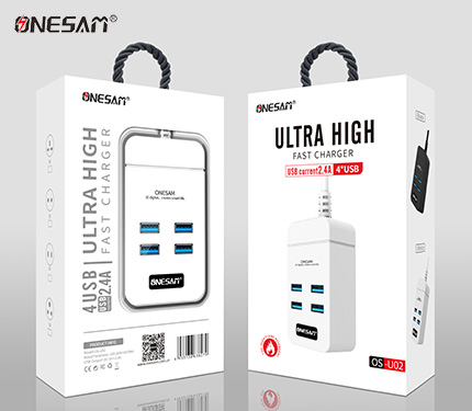 ONESAM U02 2.4A auto max 4 usb 3000w ultra high fast charger