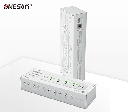 ONESAM T93 2.4A max (3 usb 4 socket) 3000w rated power socket