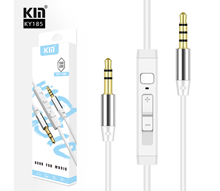KY185 3.5mm with a microphone audio cable