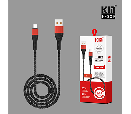 K-S09 2.4A output type-c usb data cable